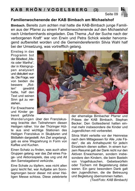 Februar 2009 - KAB DV Fulda