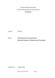 Wissenschaftliche Hausarbeit - Institut für Germanistische ...