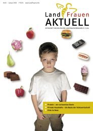 LandFrau-Aktuell 01 2005 - Deutscher LandFrauenverband e.V.