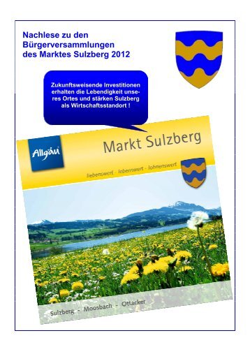 Nachlese 2012 - Markt Sulzberg