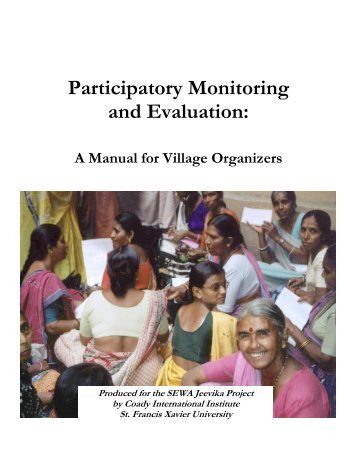 Participatory Monitoring and Evaluation: - Coady International ...