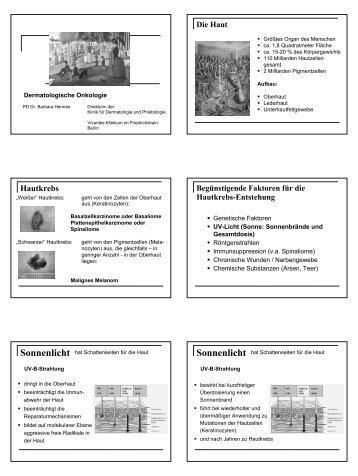 Dermatologische Onkologie