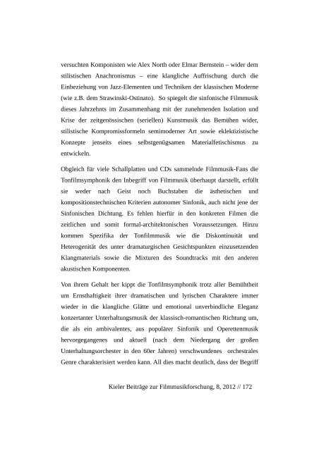 Download Kieler Beiträge zur Filmmusikforschung 8, Juli 2012