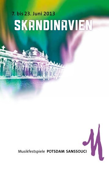 Programmheft als PDF (ca. 5MB) - Musikfestspiele Potsdam Sanssouci