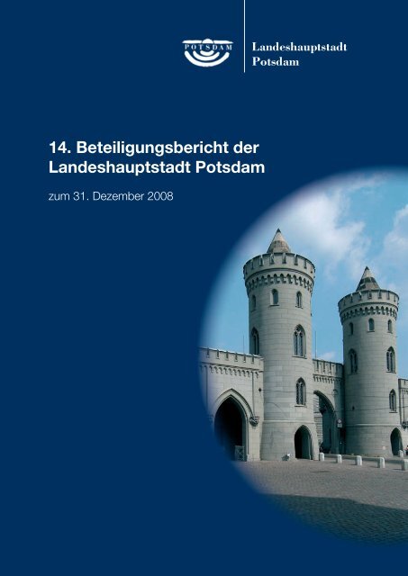 14. Beteiligungsbericht der Landeshauptstadt Potsdam
