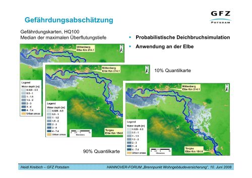 Quantifizierung ökonomischer Hochwasserschäden für großräumige ...