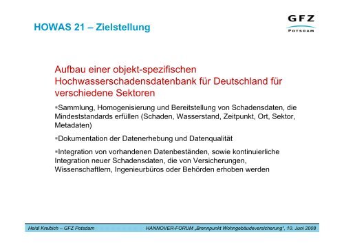 Quantifizierung ökonomischer Hochwasserschäden für großräumige ...