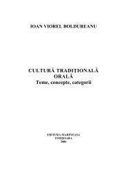 ioan viorel boldureanu cultură tradiţională orală