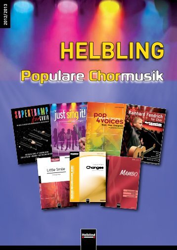 Populare Chormusik - CHOR - Helbling Verlag