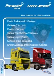 popular truck 2012 cross-reference guide - Prestolite Electric Inc.