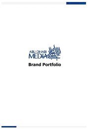 For Abu Dhabi Media's Brand Portfolio (Publishing, Digital - Publicitas