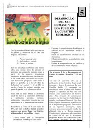 Tema 5: El desarrollo del ser humano y - Diócesis Coria-Cáceres