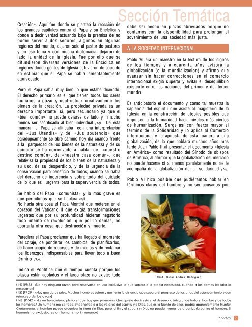 Aportes Nº 5 - Carta - CELADIC