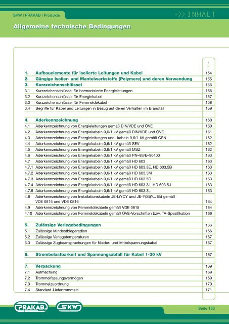 Allgemeine technische Bedingungen - SKW