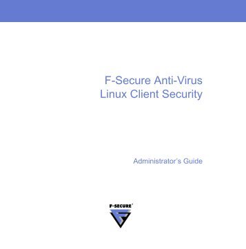 F-Secure Anti-Virus Linux Client Security