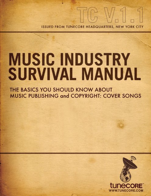 Music Publishing and Copyright: Cover Songs - TuneCore