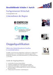 Info-Blatt-Doppelqualifikation-Wirtschaft-24-09-09-mit ... - BBS1 Aurich