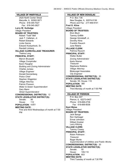 EWGCC Public Officials Directory for 2002 - East-West Gateway ...