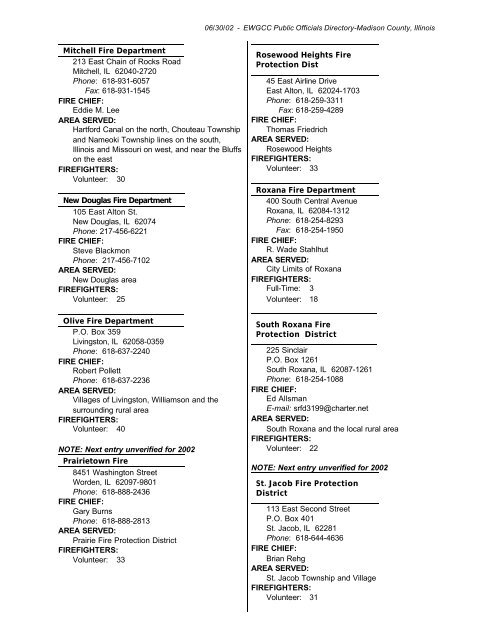 EWGCC Public Officials Directory for 2002 - East-West Gateway ...