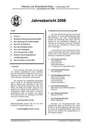 Jahresbericht 2008 - bei der Freiwilligen Feuerwehr Verl