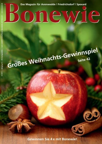 GroßesWeihnachts-Gewinnspiel - Bonewie