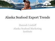 Alaska Seafood Export Trends - Alaska Sea Grant College Program