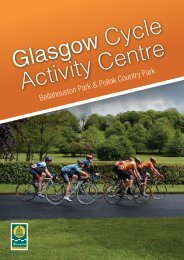 Glasgow Cylce Activity Centre - Glasgow City Council