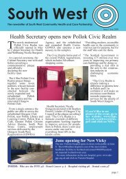 Health Secretary opens new Pollok Civic Realm - NHS Greater ...