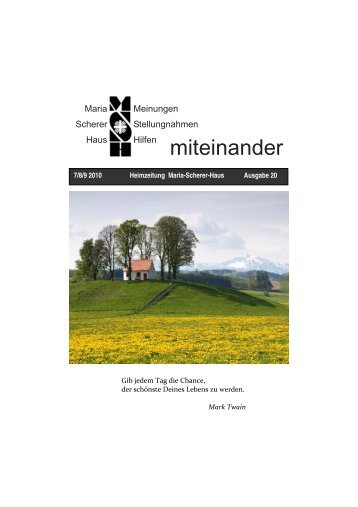 4 Free Magazines From Maria Scherer Haus De