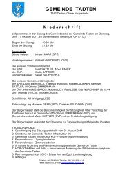 Download PDF-Dokument - Gemeinde Tadten