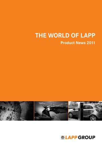 New Products 2011 - Lapp Benelux - Lapp Group