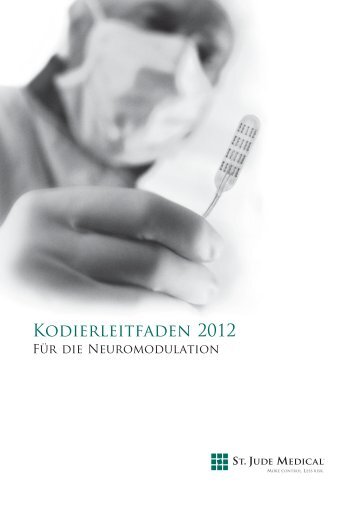 KODIERLEITFADEN 2012 - Für die ... - St. Jude Medical