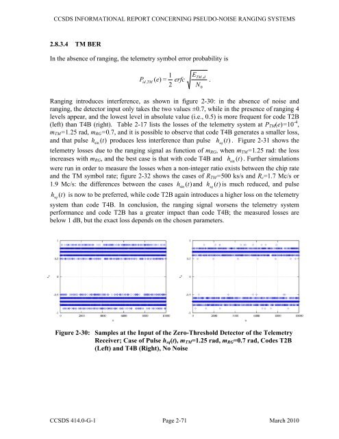 Pseudo-Noise (PN) Ranging Systems - CCSDS