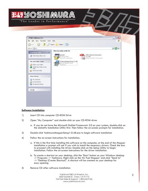 Software Rta Yoshimura Software
