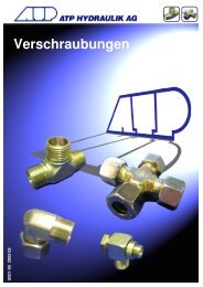 Verschraubungen - ATP Hydraulik AG