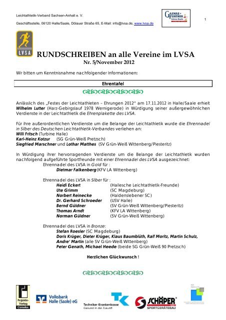 RUNDSCHREIBEN-Nr. 5 LVSA 2012 als PDF-Datei - No-IP.com