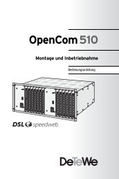 Anleitung OpenCom 510 - TAPICall