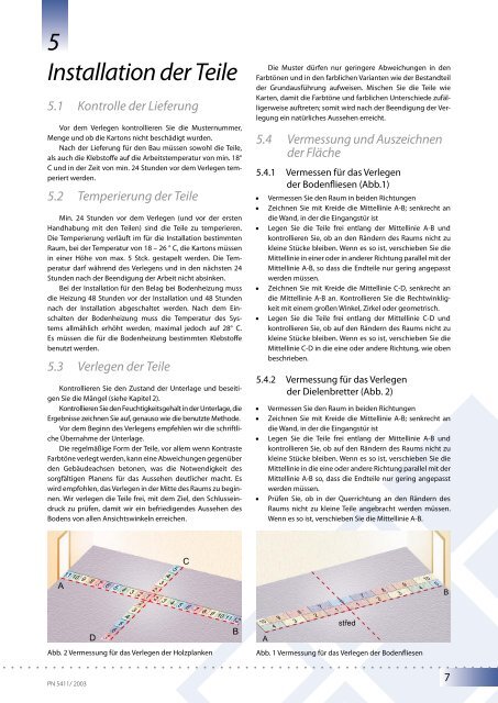 Installation und Pflege - Thermofix - deutsch - Fatra