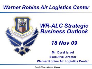 Warner Robins Air Logistics Center - WRCOC Aerospace Industry ...