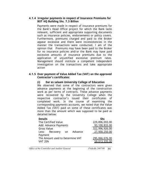 Annual general report of the controller and - Parliament of Tanzania