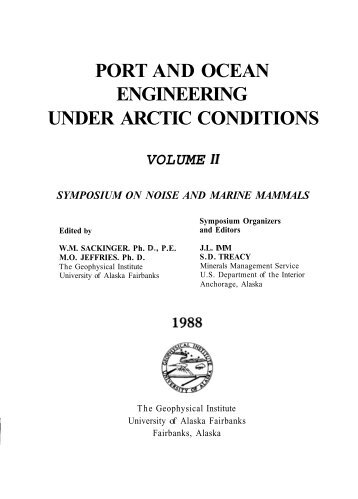 port and ocean engineering under arctic conditions - Poac.com