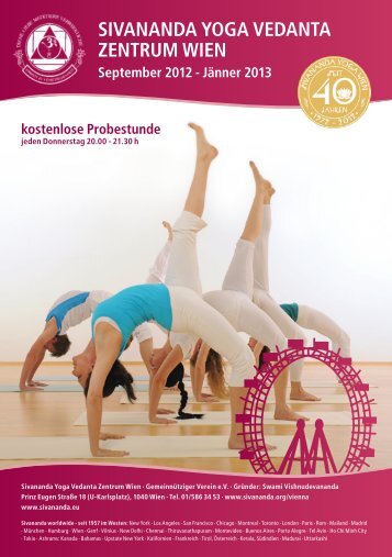 Programm Wien 2012 - Sivananda Yoga