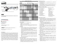 TAPAS ™ CATHETER INSTRUCTIONS FOR USE: