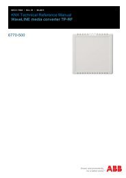 KNX Technical Reference Manual WaveLINE media converter TP ...