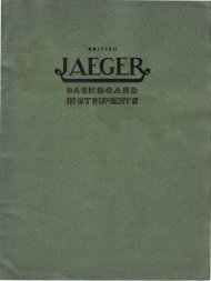British Jaeger catalogue