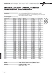 Drahtgeflechte/Gittermatten (316 KB) - Pletscher & Co. AG