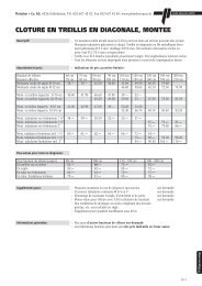 cloture en treillis en diagonale, montee - Pletscher & Co. AG