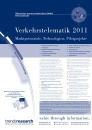 Verkehrstelematik 2011 - trend:research