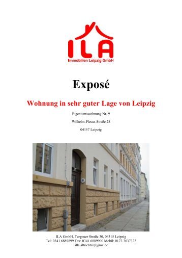 Expose - ILA Immobilien Leipzig GmbH