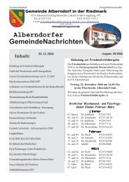 Gemeinde Alberndorf in der Riedmark